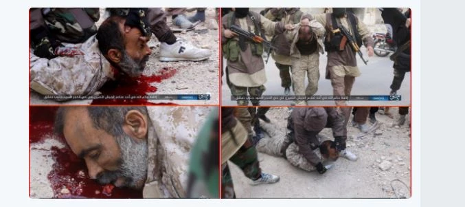 Σφαγείο η Δαμασκός: Αποκεφαλισμός Σύριου στρατιώτη από το ISIS